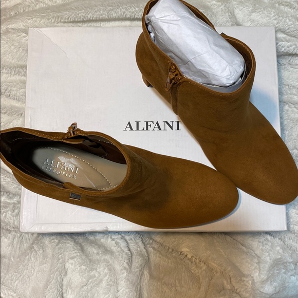Alfani Shoes - Alfani Tan Suede Ankle Boots